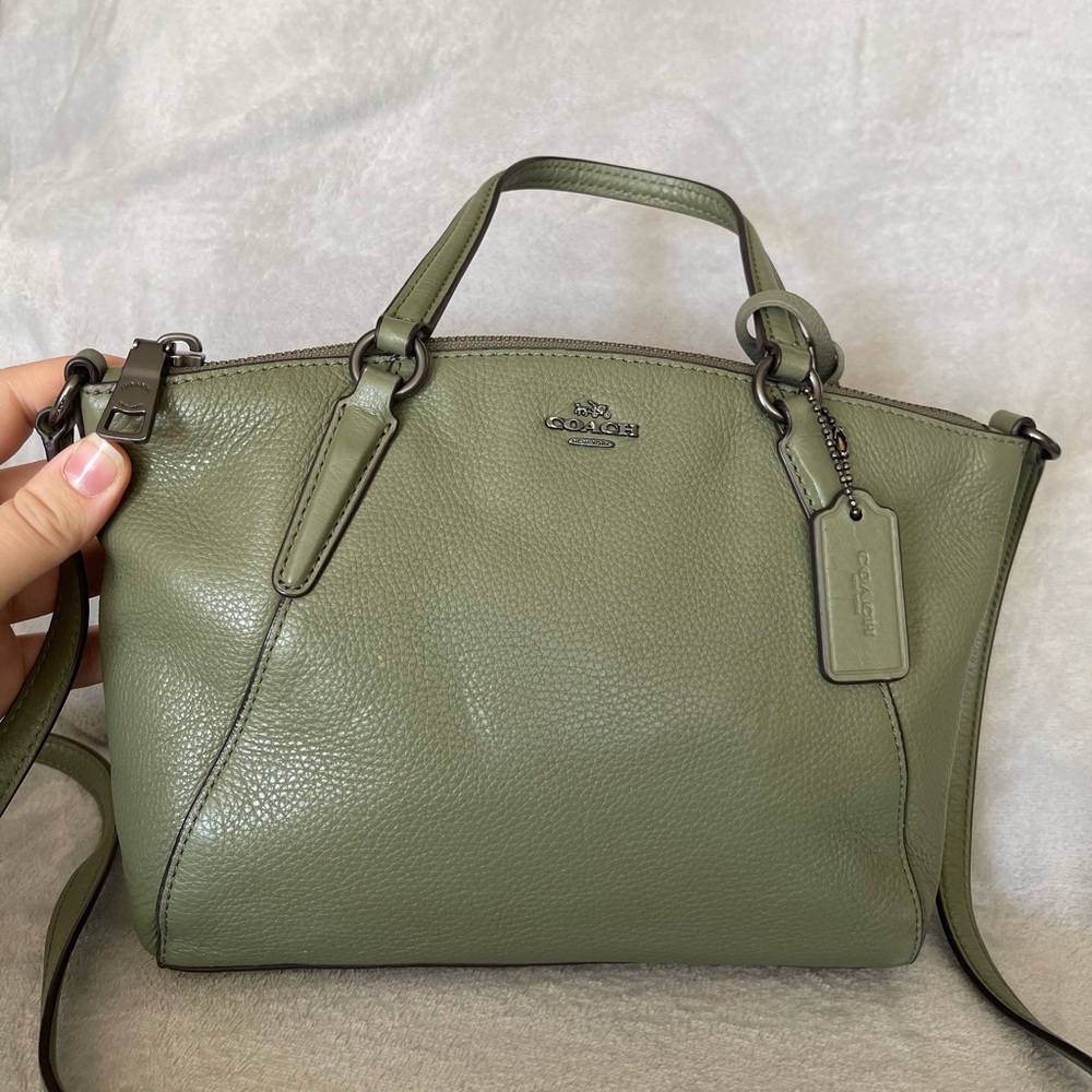 Green Coach crossbody bag - Picture 4 of 9
